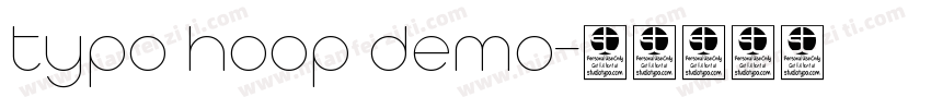 typo hoop demo字体转换